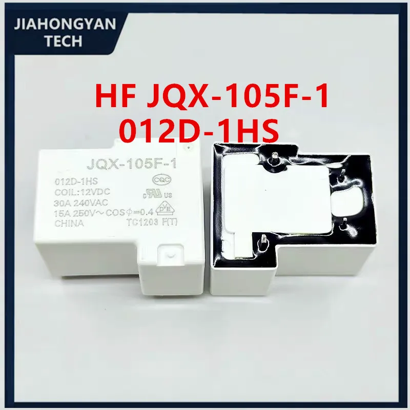 2PCS 5PCS Original Relay HF-JQX-105F-1 012D-1HS JQX-105F-1 024D-1HS a group of normally open 12V24V 30A