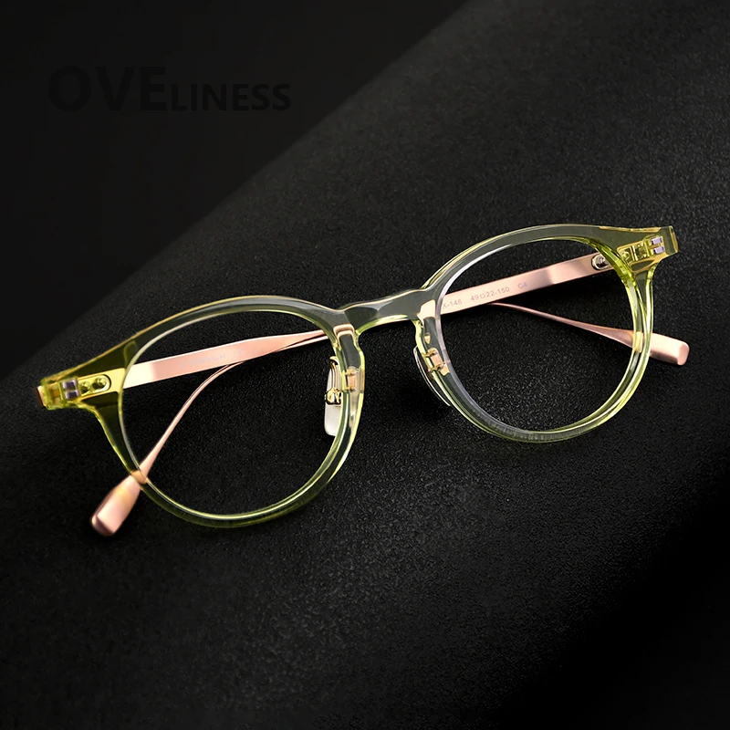 

Оправы для очков 2026: Ацетат и титан, мужские и женские, ретро, винтажные, круглые, японский стиль