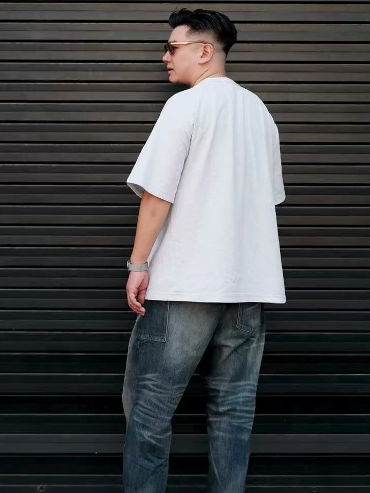 

Reignite25ss Nevada Washed Vintage Nine-Tenths Jeans Loose Tapered Cross-Bull Denim Pants mid Waist Zipper Cotton 100% Autumn