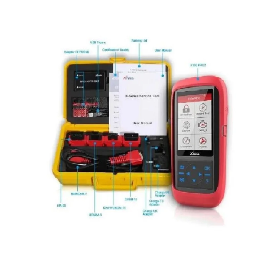 XTOOL X100 Pro2 Programmatore chiave automatica X100 PRO Lettore di codici OBD2 Regolazione calibrazione Scanner/Regolazione chilometraggio