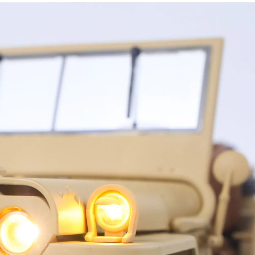 

HG 1/14 2,4 ГГц с открытым верхом и дистанционным управлением Военная машина HG4 58 RC Внедорожник 4WD Боевая модель Игрушки 2 скорости Батарея Радио