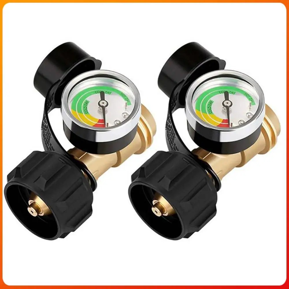

Propane Tank Gauge Level Indicator Gas Pressure Meter Propane Pressure Gauge for RV Camper Cylinder BBQ Gas Grill Heater