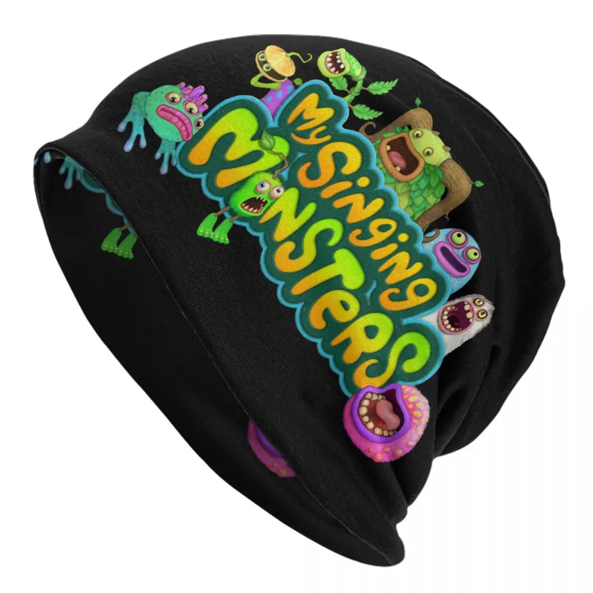 My Singing Monsters Bonnet Hat Knit Hat Men Women Fashion Unisex Adult Warm Winter Skullies Beanies Caps