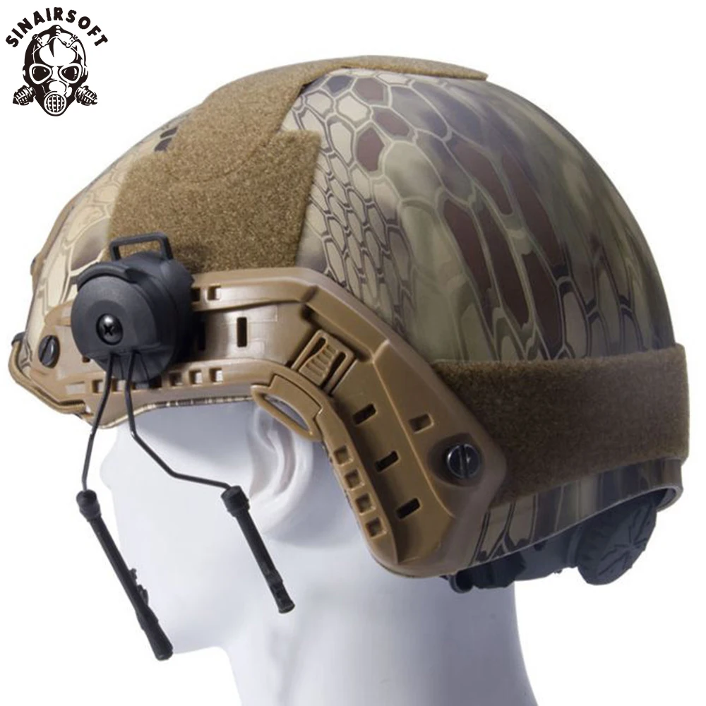 

Tactical FAST Helmet Fma Accessories SET Comtac Headset Ops-Core Helmet ARC Rail Adapter FOR C1 C2 C4 Hunting Airsoft Paintball