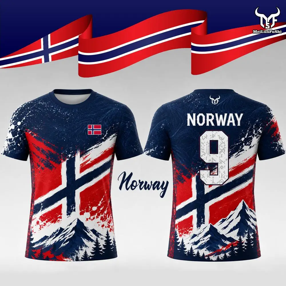 Summer Norwegian T-shirts Breathable and Quick-drying Suitable for Outdoor Training Men's and Women's Identical Casual Tops