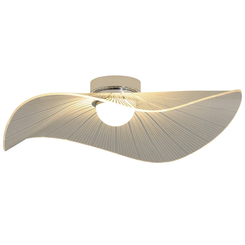 Nordic Creative Lotus Leaf Acrylic Ceiling Light Modern Simple Living Room Bedroom LED Dining Table Dining Room Decoration Light