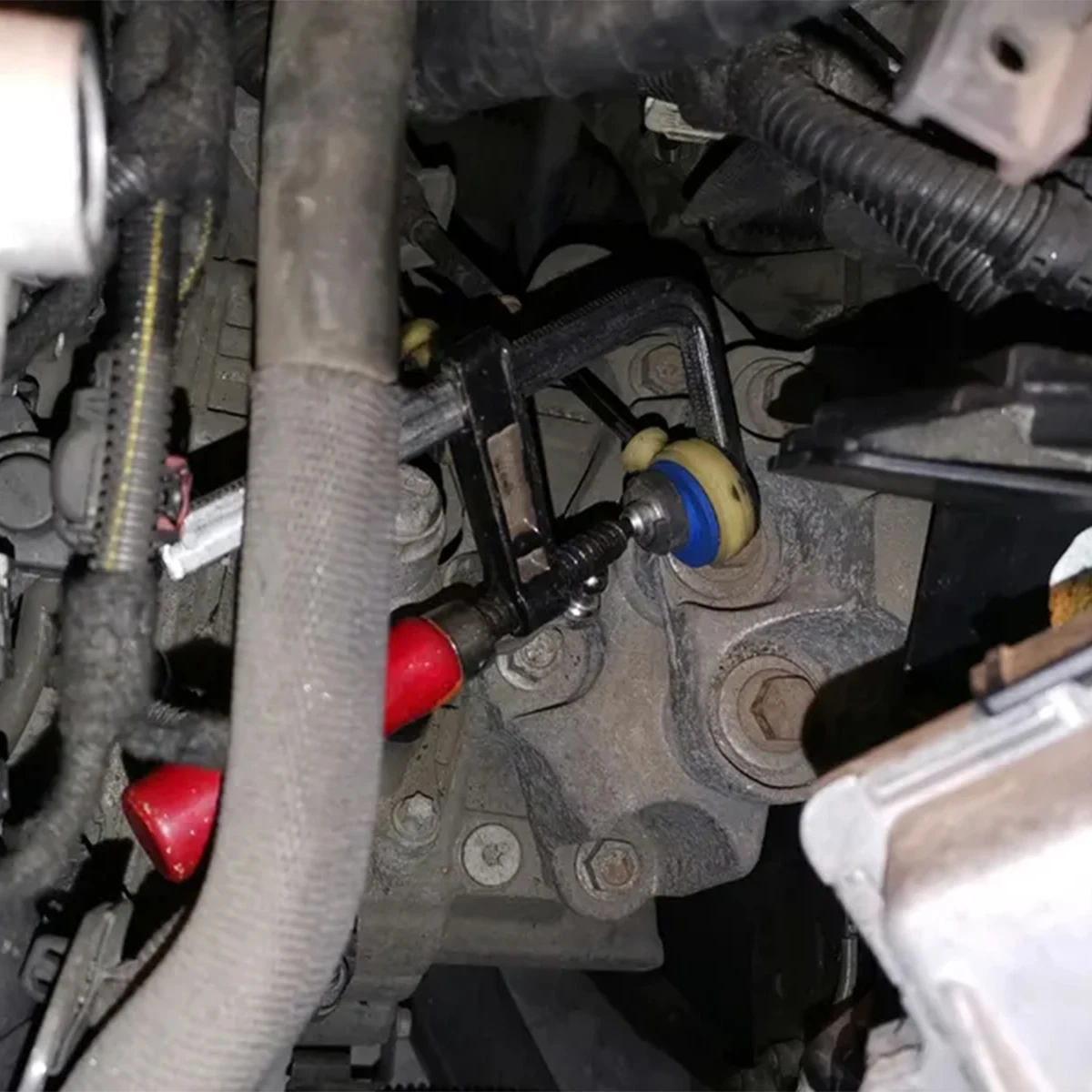 Juego de 2 piezas de reparación de buje de Cable de conexión de caja de cambios para Toyota Land Cruiser Prado (J120) 3,0 D-4D 2002-2009 piezas de engranaje de varilla final diésel