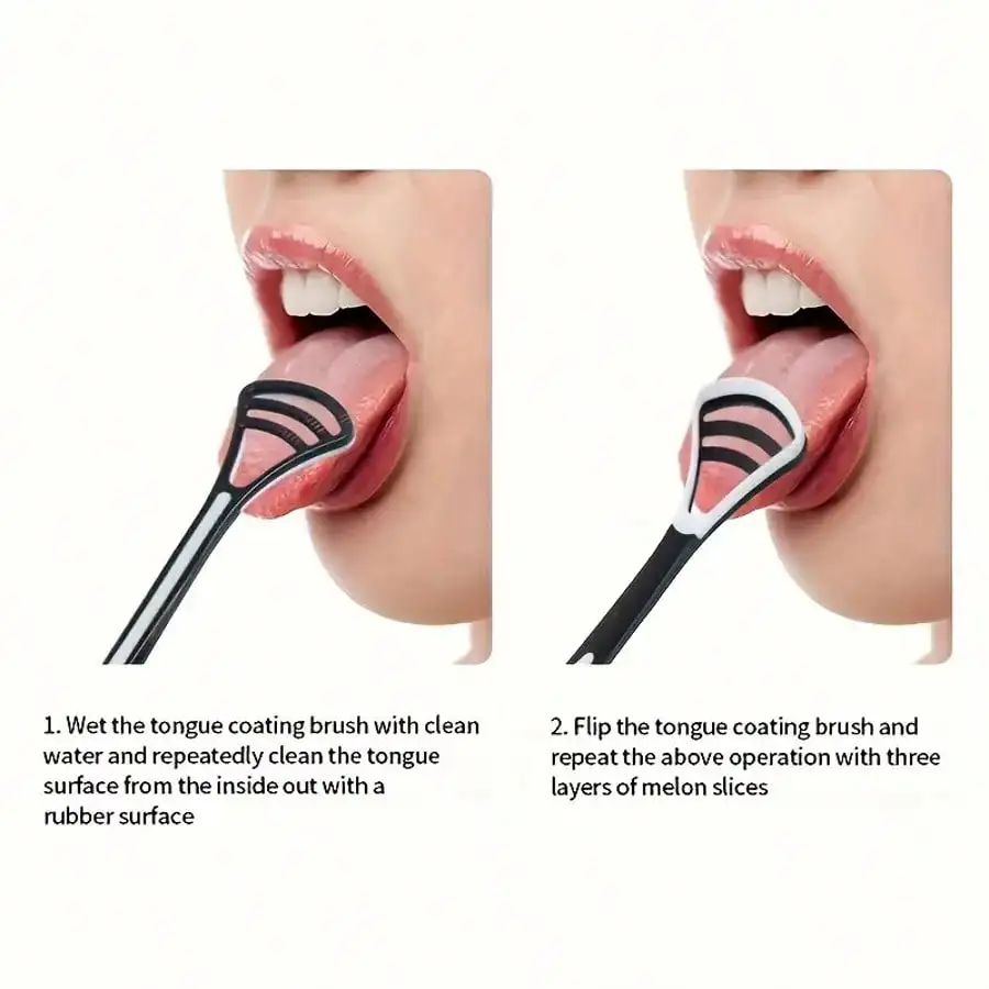 

Силиконовый очиститель языка для взрослых — нежный скребок для языка уменьшает неприятный запах изо рта и способствует ежедневной гигиены полости рта
