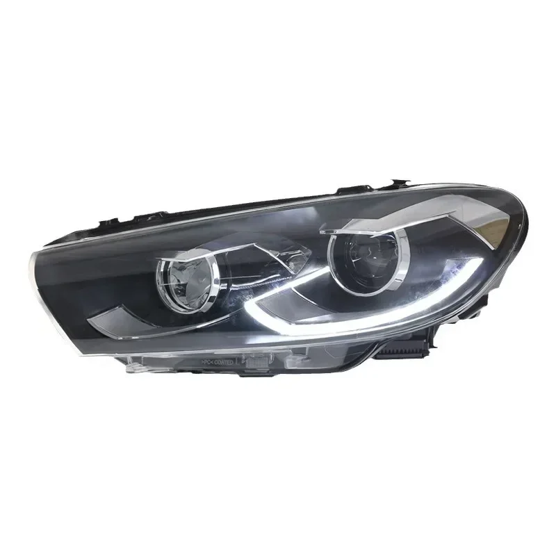 

A pair .for Scirocco headlight assembly modification 09-15 scirocco lens high with R daytime running light
