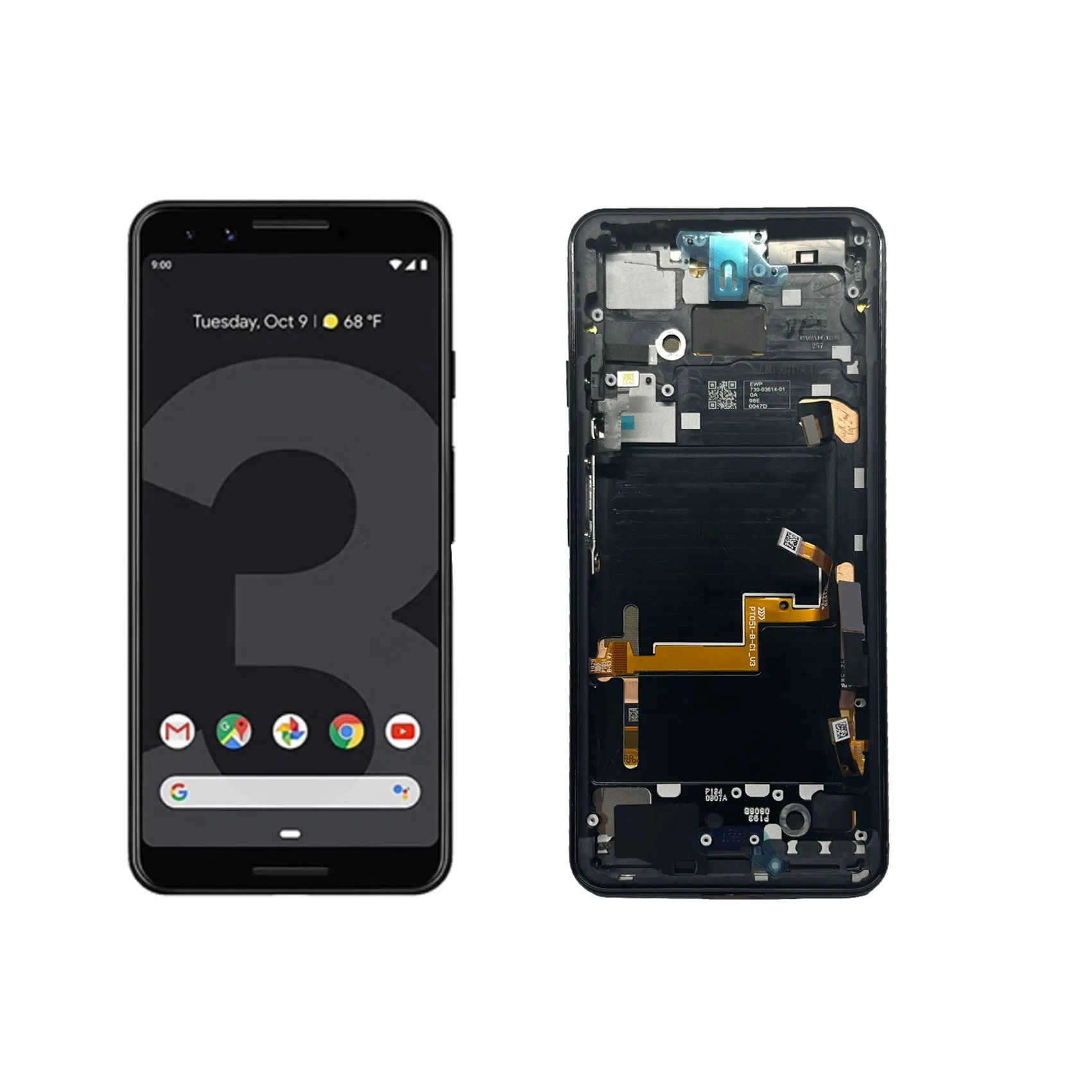 For Google Pixel 3 LCD Display Touch Digitizer Screen For Pixel3 LCD Screen Replacement Parts