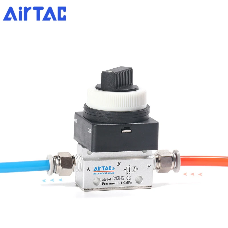 Picture 6: AirTAC CM3HS05 CM3HS06 CM3HS08 3/2 Way Selector Type Pneumatic External Control Mechanical Valve
