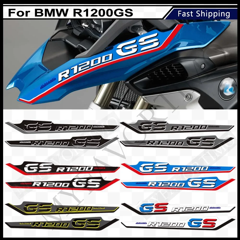 Motorcycle For BMW R1200GS R1200 R 1200 GS LC Rallye Rally Fairing Fender Handshield Wind Deflector Tank Pad Stickers Decal