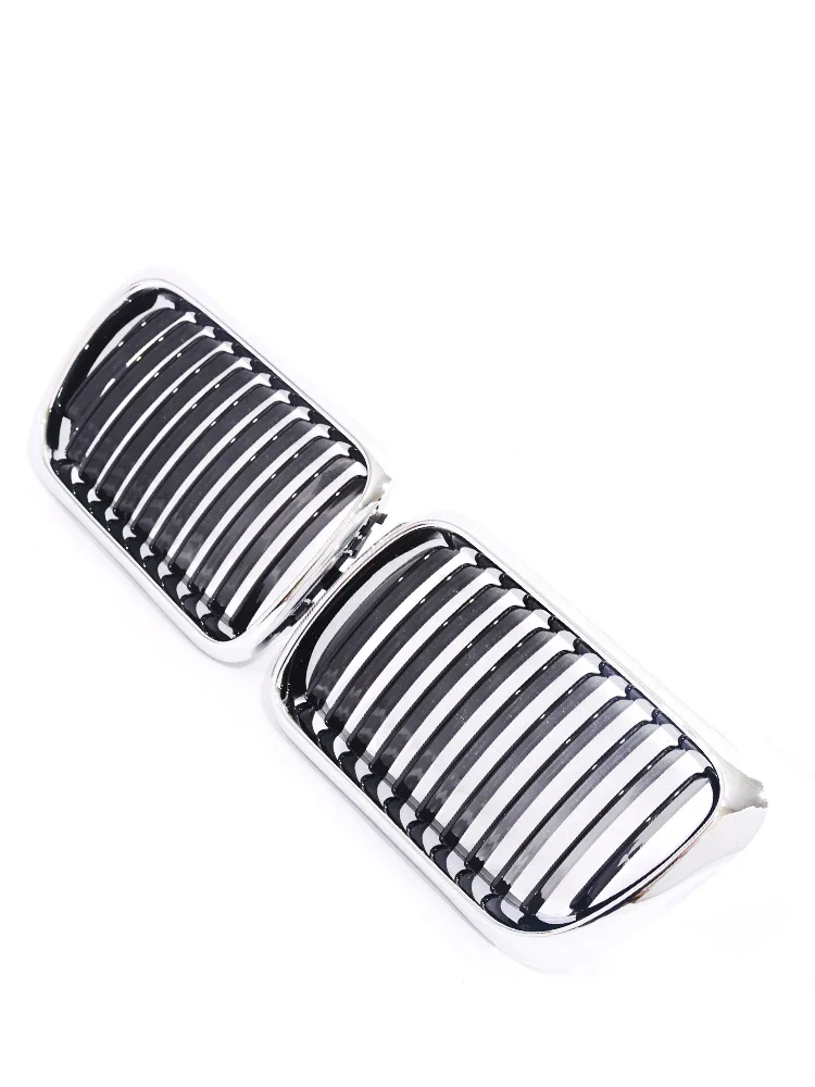 Chrome Silver Kidney Grille For BMW 3 Series E36 Facelift LCI 1997 1998 1999 M Performance Replacement Double Single Line Grill view 3
