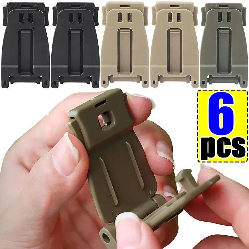 Hebilla de correa Molle para mochila táctica, Clip de conexión para bolso, accesorios de cinturón de enganche para campamento al aire libre, caminata, escalada de montaña