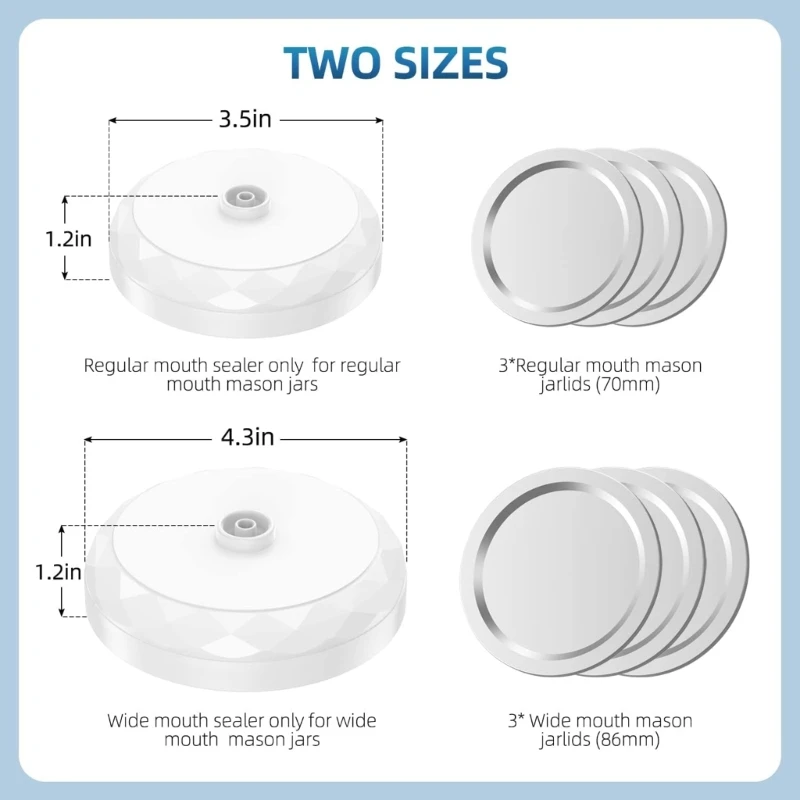 電気メイソンジャー真空シーラーキットコードレス自動ジャーシーラーセット食品用