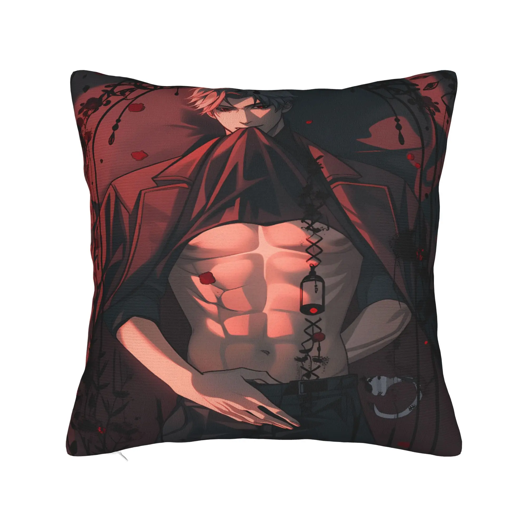 Sylus Love and Deepspace Pillow Case  Retro Trendy Pillow Cover Soft Graphic Cushion Cover Pillowcases For Sofa Home Decorative