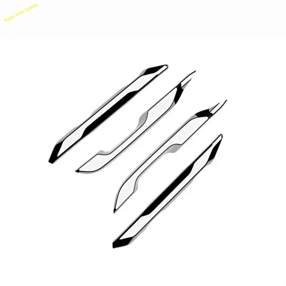 

For Toyota C-HR CHR 2024 2025 ABS Chrome Front Fog Lamp Eyebrow Protective Decoration Front Light Cover Eyebrow Trim Car Styling