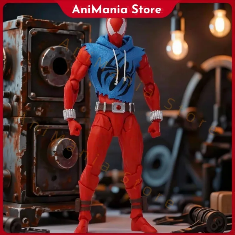 

В наличии: Коллекционная подвижная фигурка MESS TOYS Scarlet Hero Scarlet Spider-Man Battle Damaged (Поврежденная в битве) – модель для коллекции, подарок