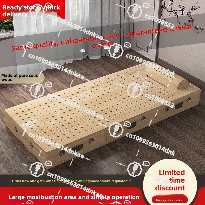 

Wooden Moxibustion Bed Temperature Control Health Sitting Box Household Whole Body Warm Palace Wooden Fumigation Bed Solid Wood