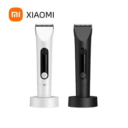 Xiaomi-Mijia Cortador de Cabelo Profissional Sem Fio para Homens, Cortador De Barbeiro, Lâmina De Liga De Titânio, Barbeador Elétrico, 2021