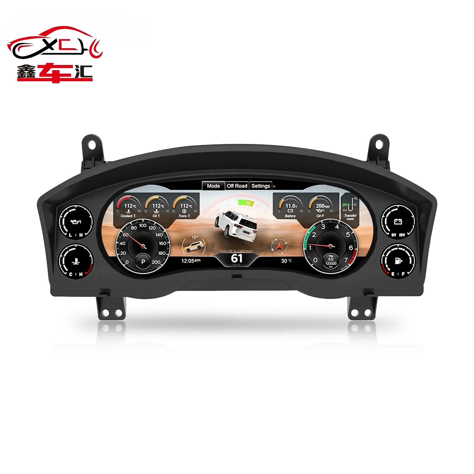 

Navihua For Toyota Land Crusier LC200 08-20 Car Digital Cluster Dashboard Virtual Cockpit Instrument Panel Speedometer Screen
