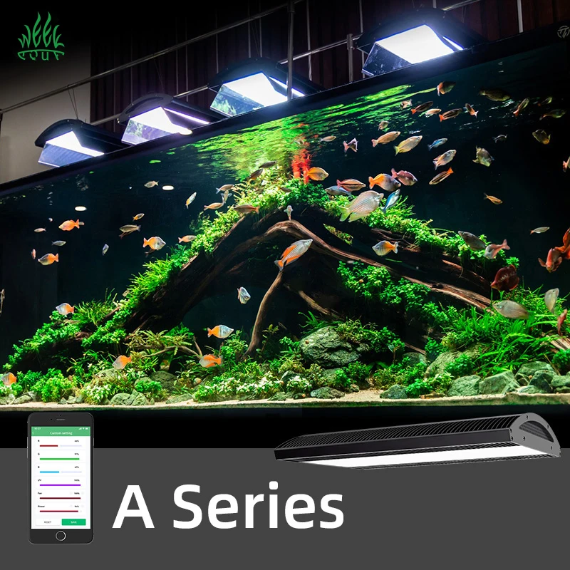 

Светильник для аквариума WEEK AQUA A430 Pro Trade Assurance 120 Вт RGB UV LED для акваскейпинга, Nicrew
