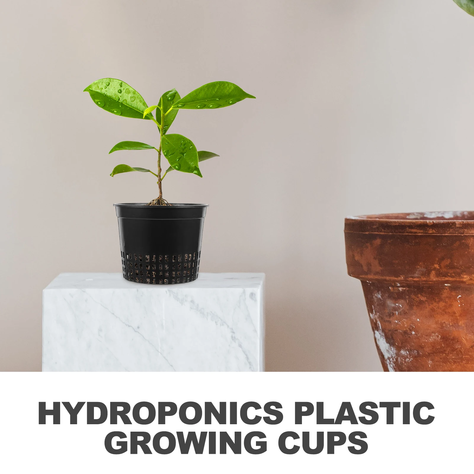 10pcs Planting Cup Nursery Pot Mesh Hydroponic Baskets Water Grass Bucket Flowerpot Cultivate Pot Soil Based Media Healthy Roots