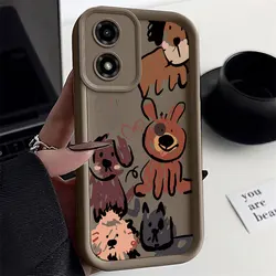 G04S Graffiti Dog Sky Eye Ladder Phone Case For Motorola Moto G04S Cover