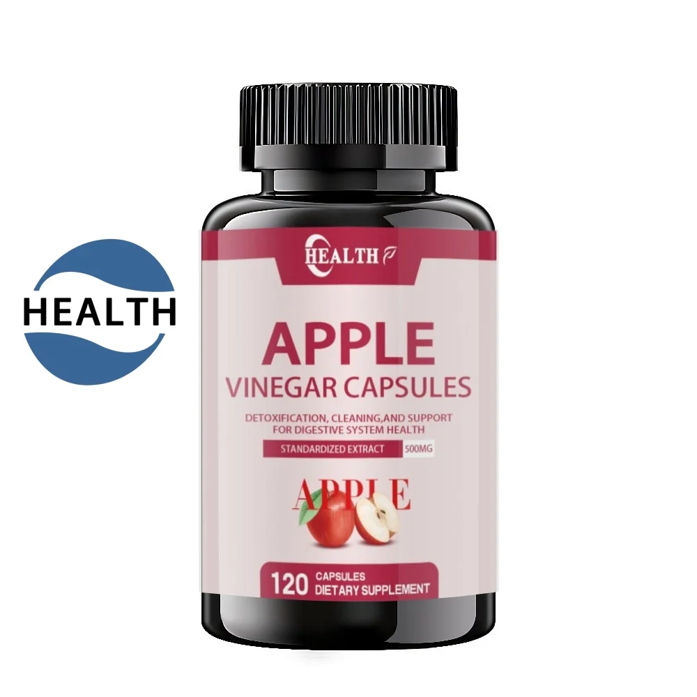 HEALTH Minch Apple Cider Vinegar Capsules 400mg Max Natural Detox with Cinnamon Ginger Cayenne