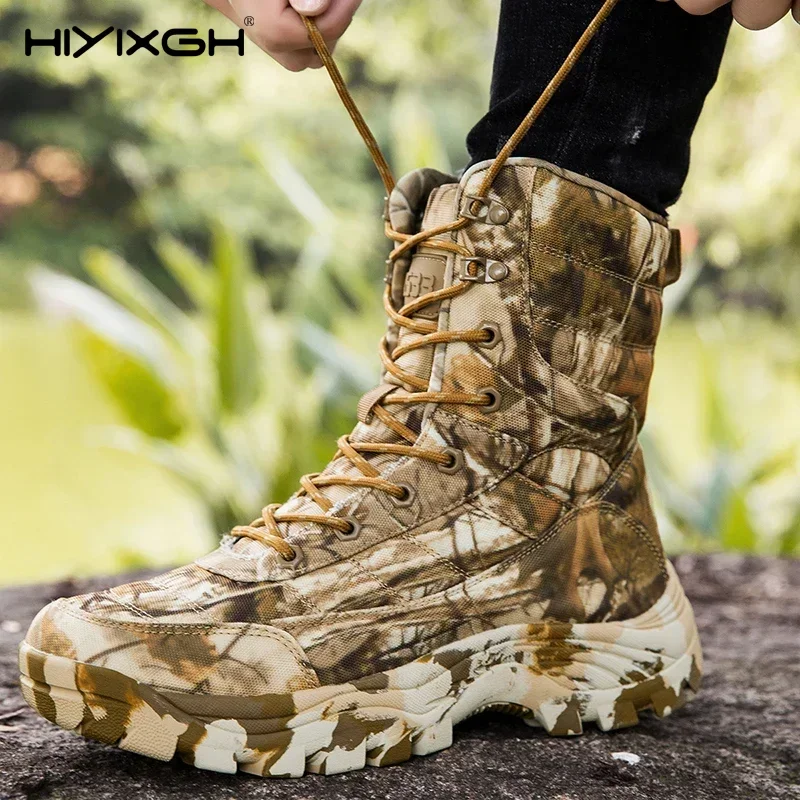 Military Boots 46 47 Men Special Force Desert Tactical Forces Field Shoes Outdoor Male Tracking Men's Tactical Boot Work Shoes