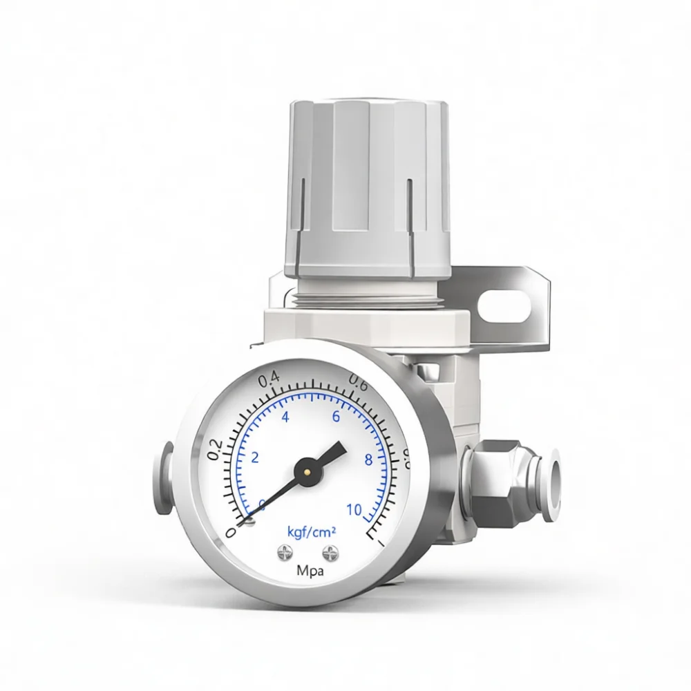 High Performance AR2000 Pneumatic Regulator Valve Air Pressure Control Compressed Gas Reduction Stabilizer Industrial Part