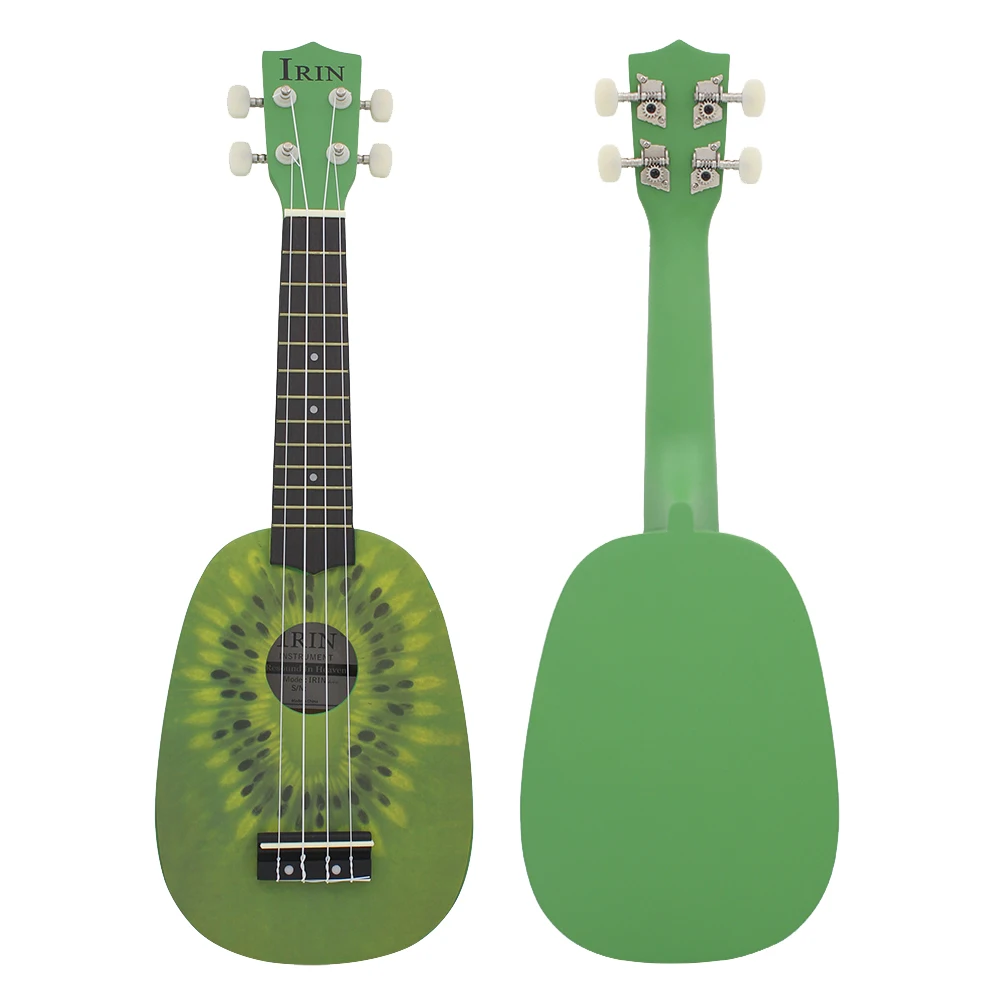 IRIN 21 Inch Solid Wood Ukulele Colored Ukulele Set with Case Accessories Professional Stringed Instruments Ukulele for Practice