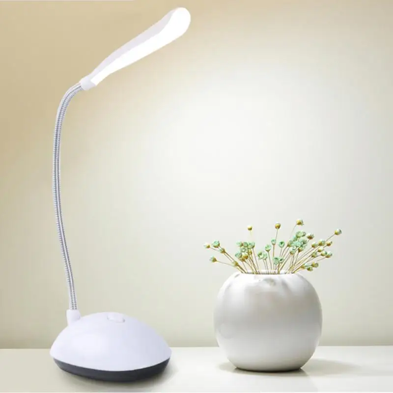 Office Smart Table Lamp For Study LED Desk Lamp 3XAAA Battery Not Include Dimmiable Mini Table Top Lantern Cute Flexo Book Light