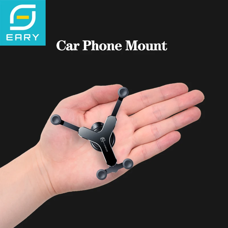 

Eary Alloy Car Cell Phone Mount for Air Vent Portable Car Phone Holder Stand Car Bracket for 4.7-7" Inches iPhone Xiaomi Huawei