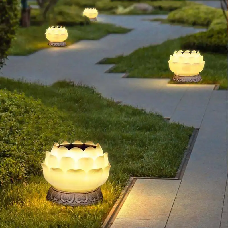 

Luminous floor lamp courtyard solar LED outdoor lighting non solar lamp outdoor garden lamp outdoor garden decoration