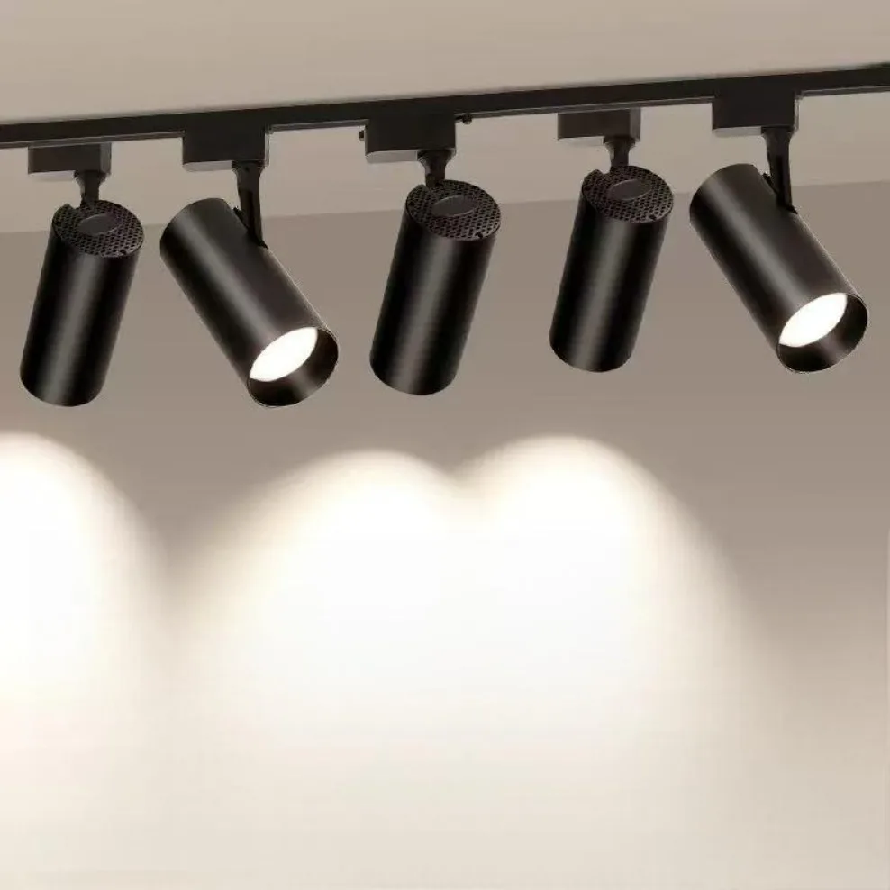 

220v Set Led Track Lamp COB Track Light Rail Spot Lights Led 10/20/30W Spotlight Clothing Shop Store Living room Deco Fixture