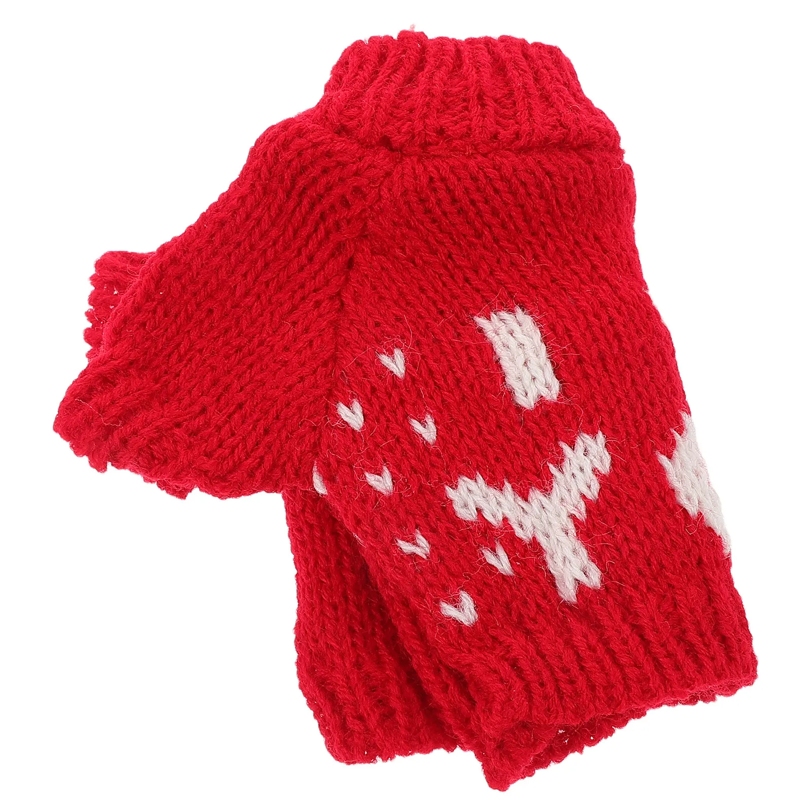

Cute Bear Sweater Outfit Stuffed Animal Clothing Cotton Clothes Accessories Interchangeable Design 30cm Bears Red