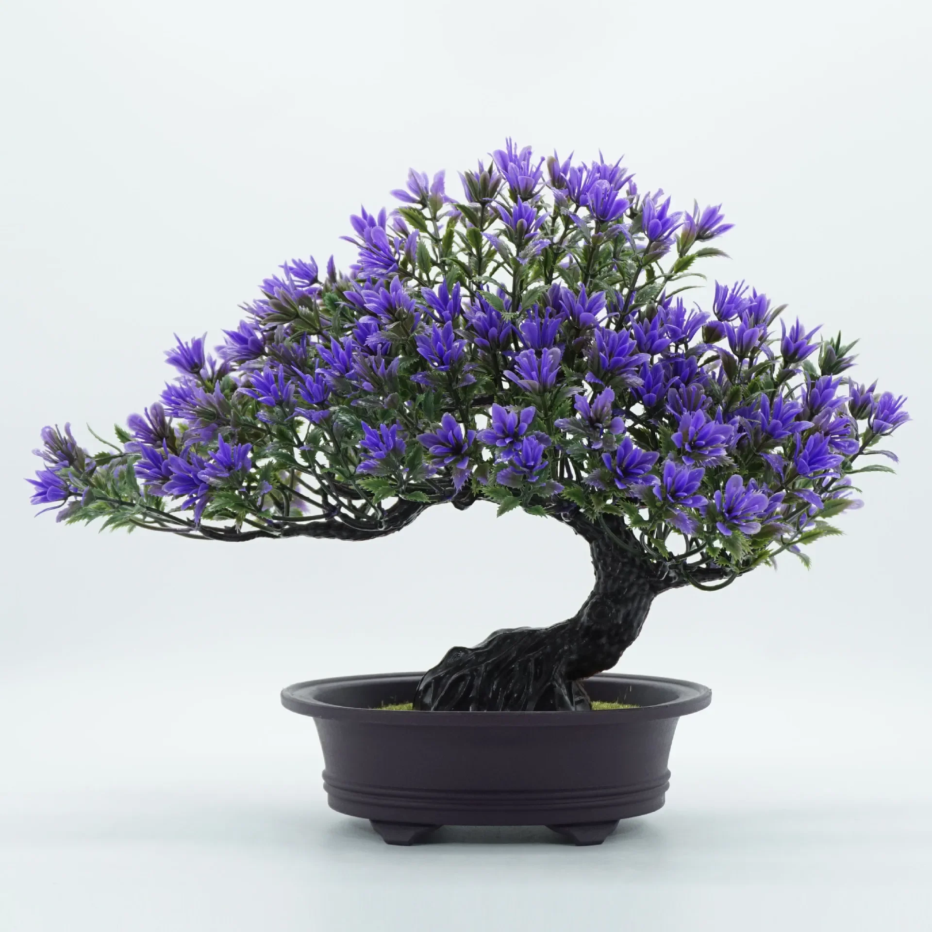 Creative simulation welcome pine potting room Zen green plant bonsai decoration fake flower decoration