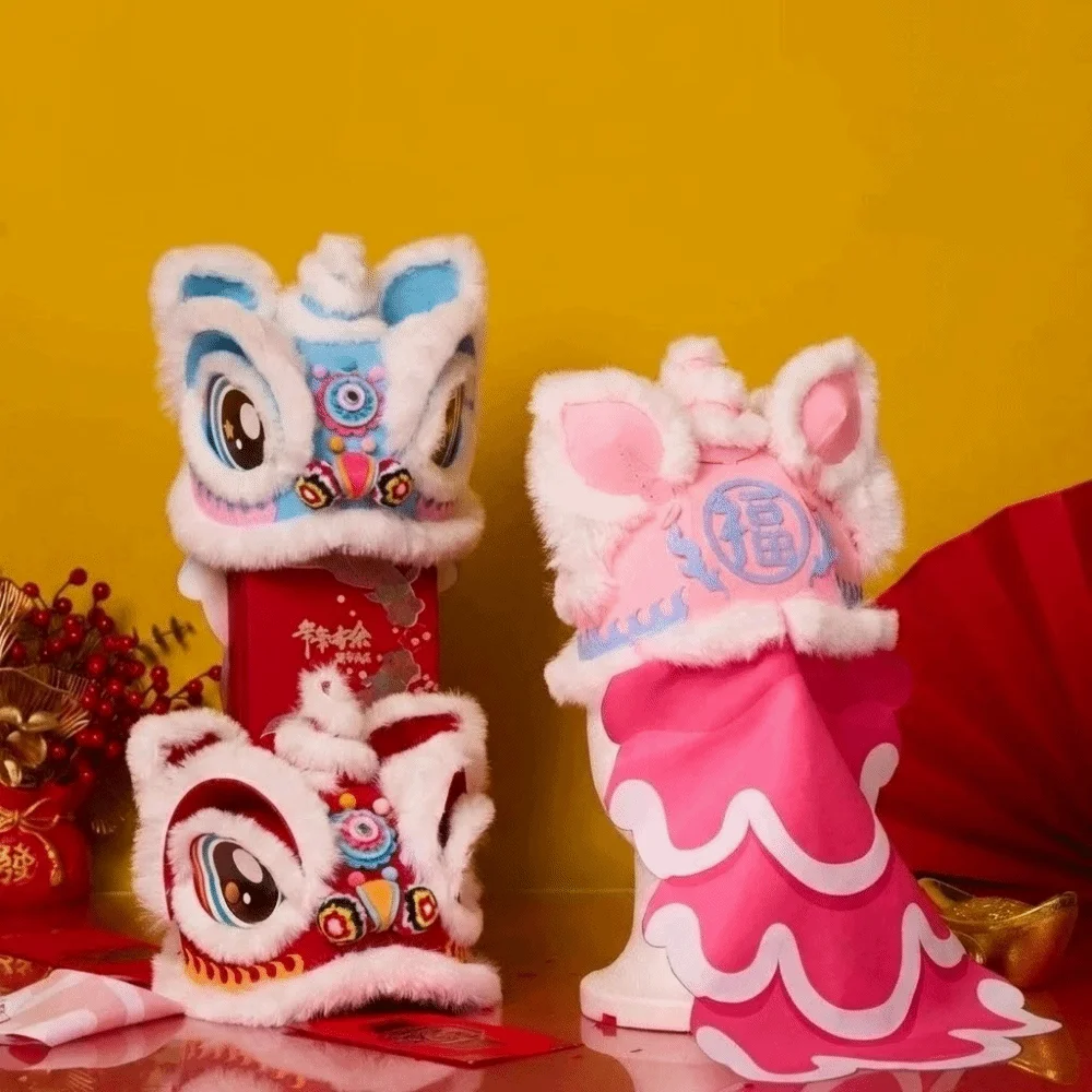Creative Non Woven Lion Dance Hat DIY Material Package Headwear Props Festival Hat Photo Props