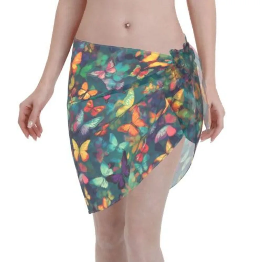 

Beach Sarong Bathing Suit Wrap Skirt Sheer Bikini Swimsuit Cover Ups for Swimwear