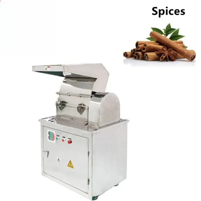 Máquina trituradora de coces herbales, especias de goma árabe, pescado seco de acero inoxidable CSJ