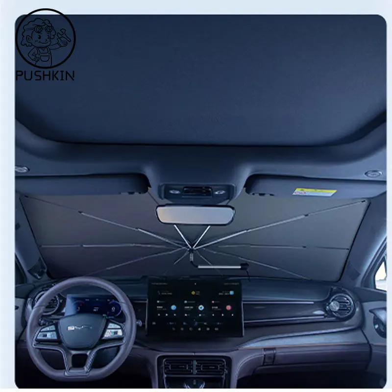 สําหรับ XPENG G9 xiaopeng G9 2023 2024 2025 กระจกรถยนต์บังแดดพับร่ม amry ด้านหน้าฉนวนกันความร้อนอุปกรณ์เสริม