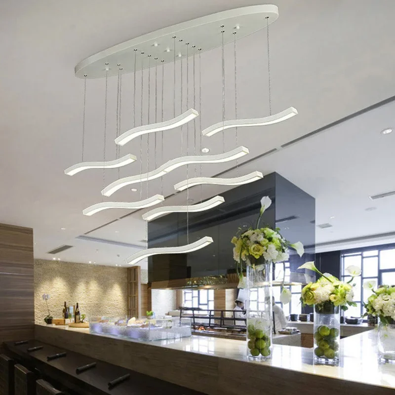 Contemporary pendant lights designer lighting fixture simple modern led pendant lights lamp for dining room lampara colgante
