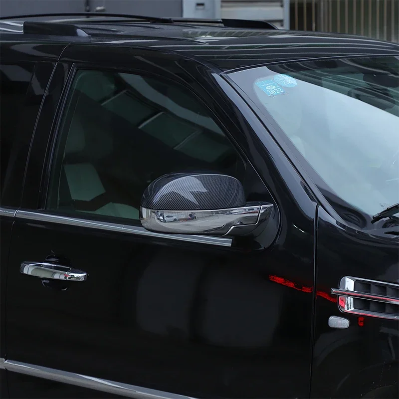 

Для Cadillac Escalade 2007-2014 крышка наружного зеркала заднего вида, защитные аксессуары, устойчивые к царапинам, узор из углеродного волокна