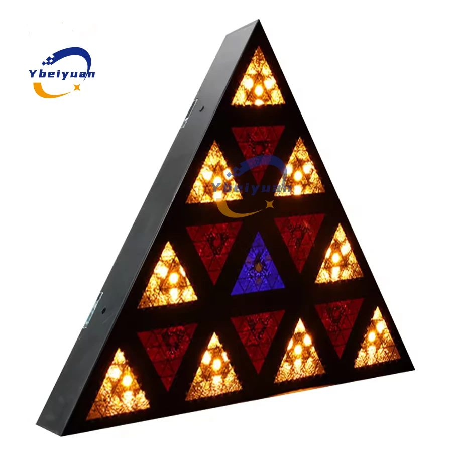 Disco RGB stage retro light LED triangle retro matrix light DJ party wedding bar club strobe lighting effect