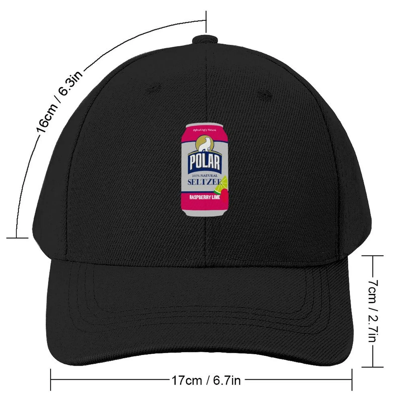 Polar Seltzer Baseball Cap Cosplay Big Size Hat Trucker Hats For Men Women's