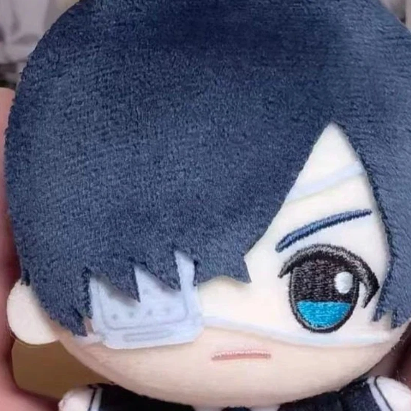 

Фаршированная 10 см игра аниме Черный дворецкий Doujin Sebastian Michaelis с принтом и звездным телом, плюшевая кукла, игрушка, мягкое платье, хлопковый подарок для ребенка