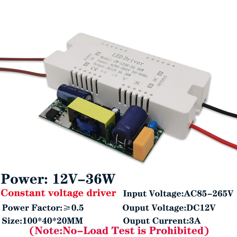 Transformer AC110-220V to DC12 Volt 2a 3a 4a 5a Power Supply 4A 6-60W Driver for leds 220v 24v transformer ac to dc12v converter