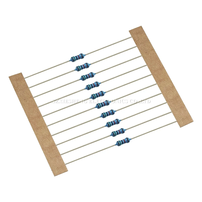 100 Uds 1/4W resistencia de película metálica 0,25 W 0R-22M 1% 0 1 2,2 10 100 150 220 270 330 470 1K 2,2K 4,7K 10K 47K 100K 470K 1M 10M 20M Ohm