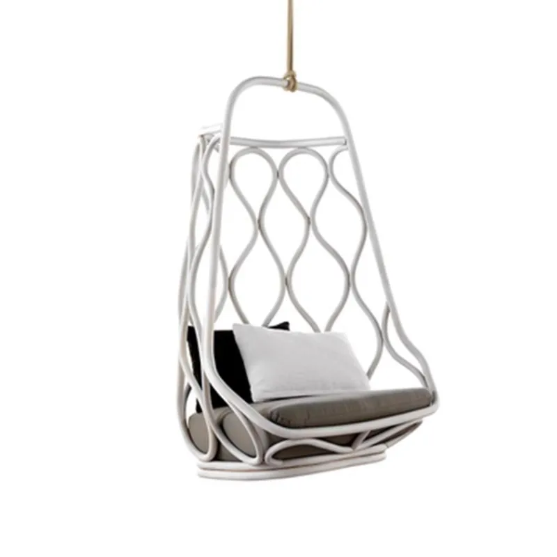 Internet celebrity courtyard balcony rope weaving sofa bird's nest personality rocking chair